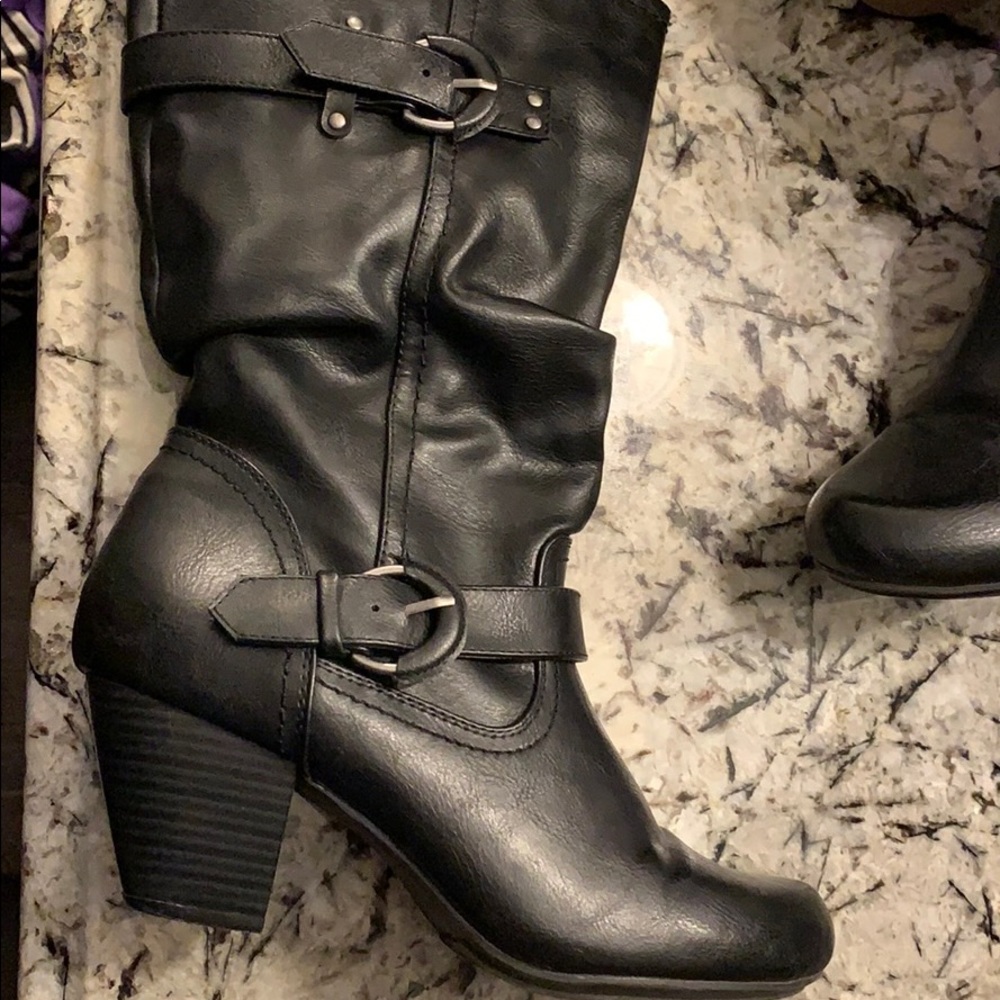 Black boots